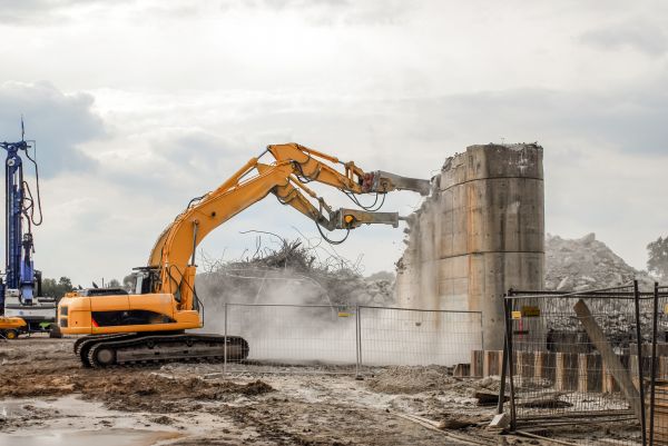 Silo Demolition in Poughkeepsie