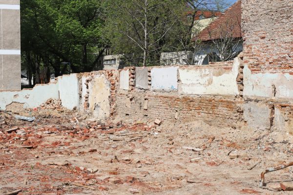 Brick Wall Demolition in Poughkeepsie