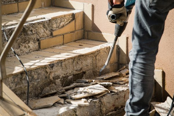 Concrete Stair Demolition in Poughkeepsie
