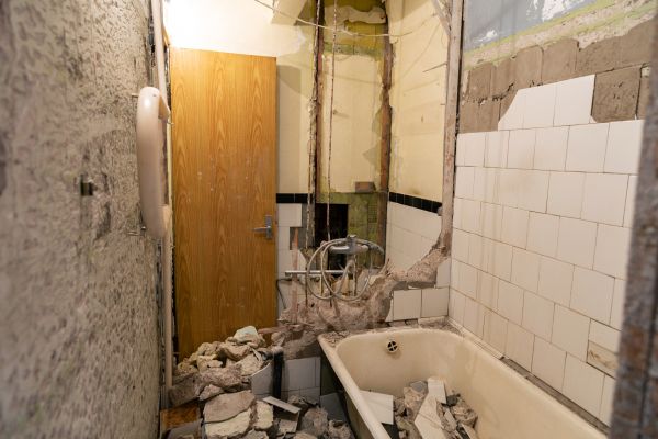 Shower Tile Demolition in Poughkeepsie