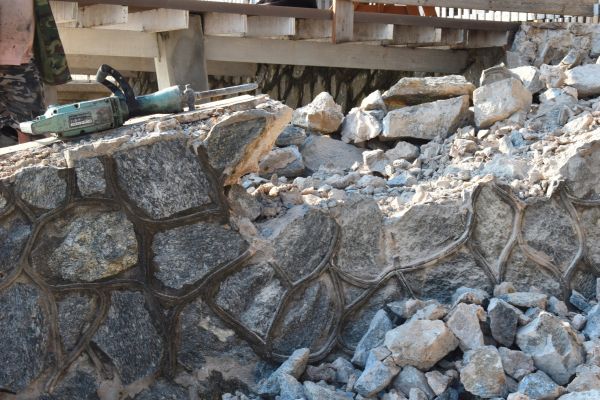 Retaining Wall Demolition in Poughkeepsie